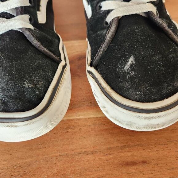 Vans old Skool black white low top fabric lace up sneakers skater shoes - Picture 2 of 7